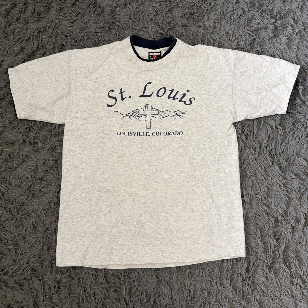 Vintage Louisville Colorado Jesus Cross Shirt Men's Size Xl USA 90s Single